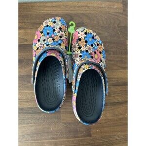 CROCS CLASSIC RETRO FLORAL CLOG 208954-4HQ MENS SIZE 11
